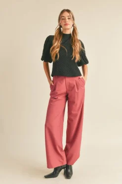 Discount &Merci Bethany Pleated Trouser Pants