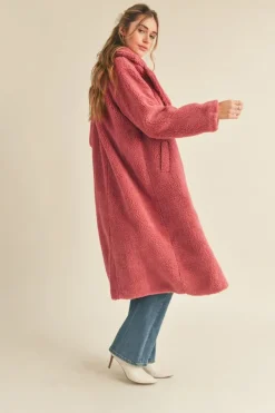 Sale &Merci Full Length Teddy Coat Coats