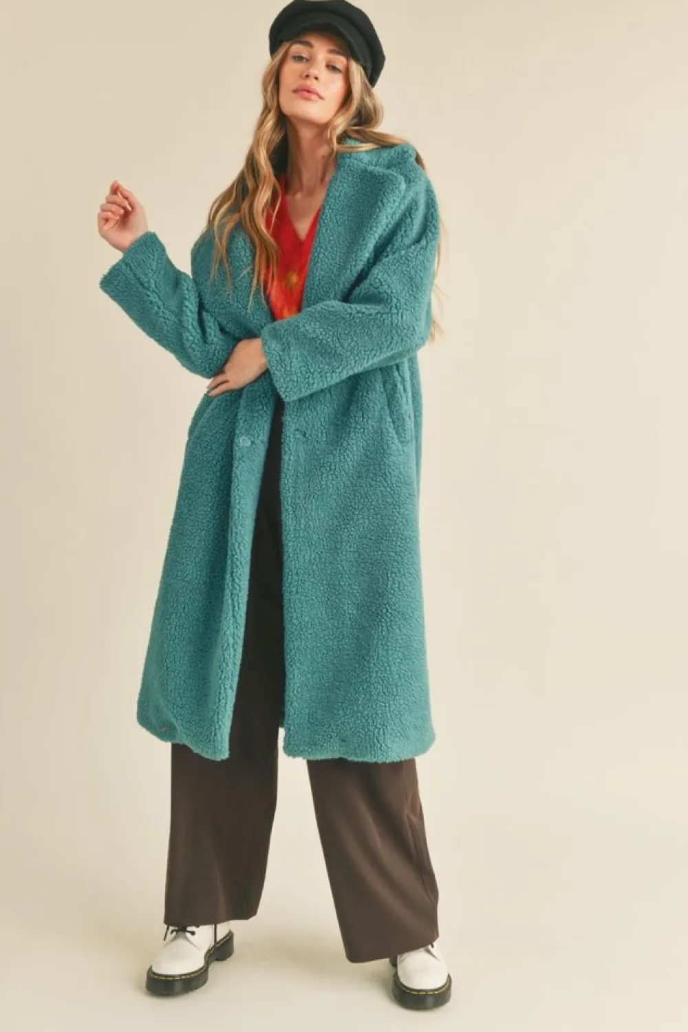 Sale &Merci Full Length Teddy Coat Coats