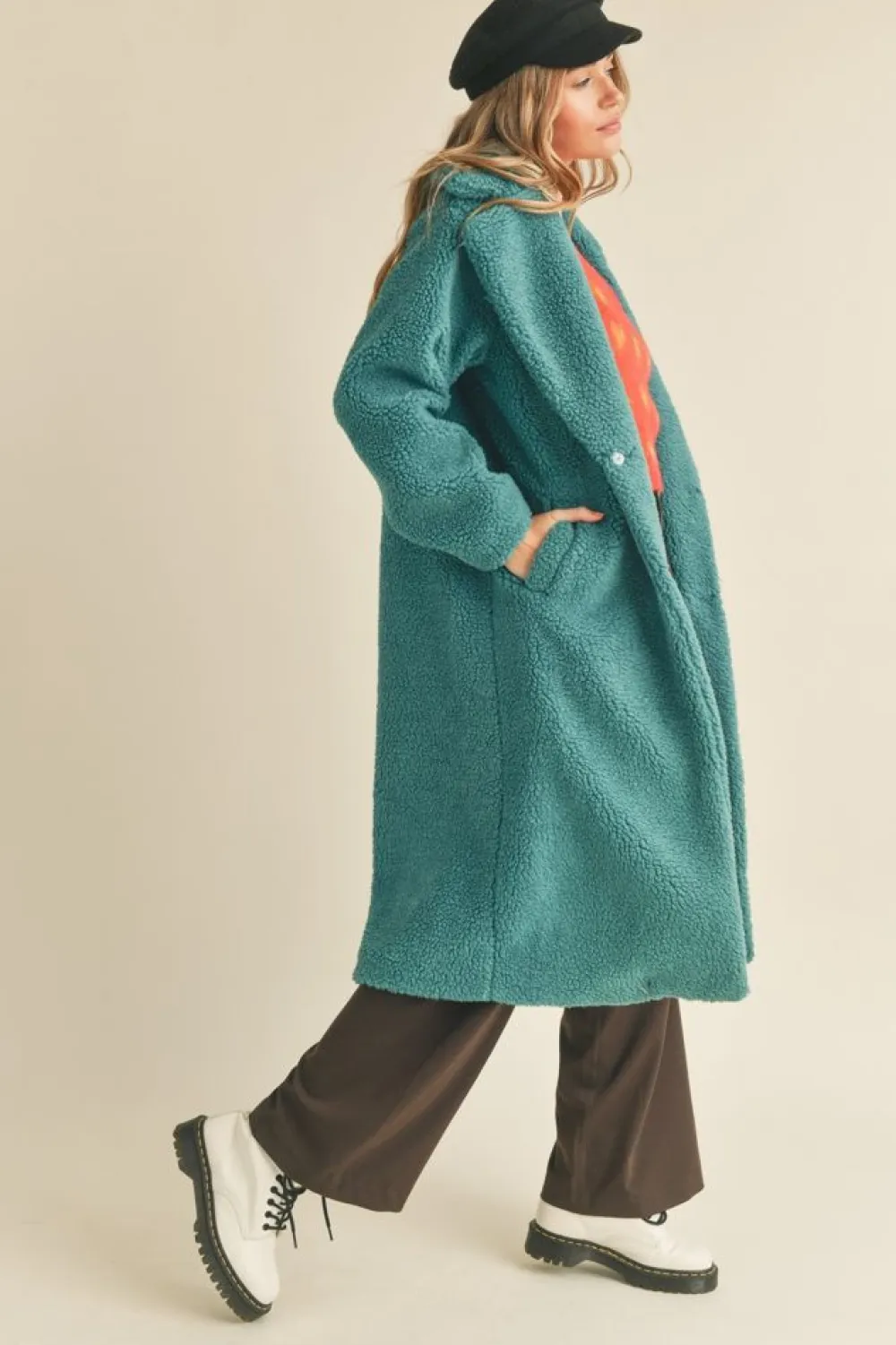 Sale &Merci Full Length Teddy Coat Coats