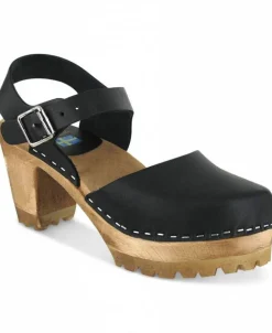 Cheap Abba Black Clog