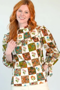 New Emma Top Patchwork Blouses
