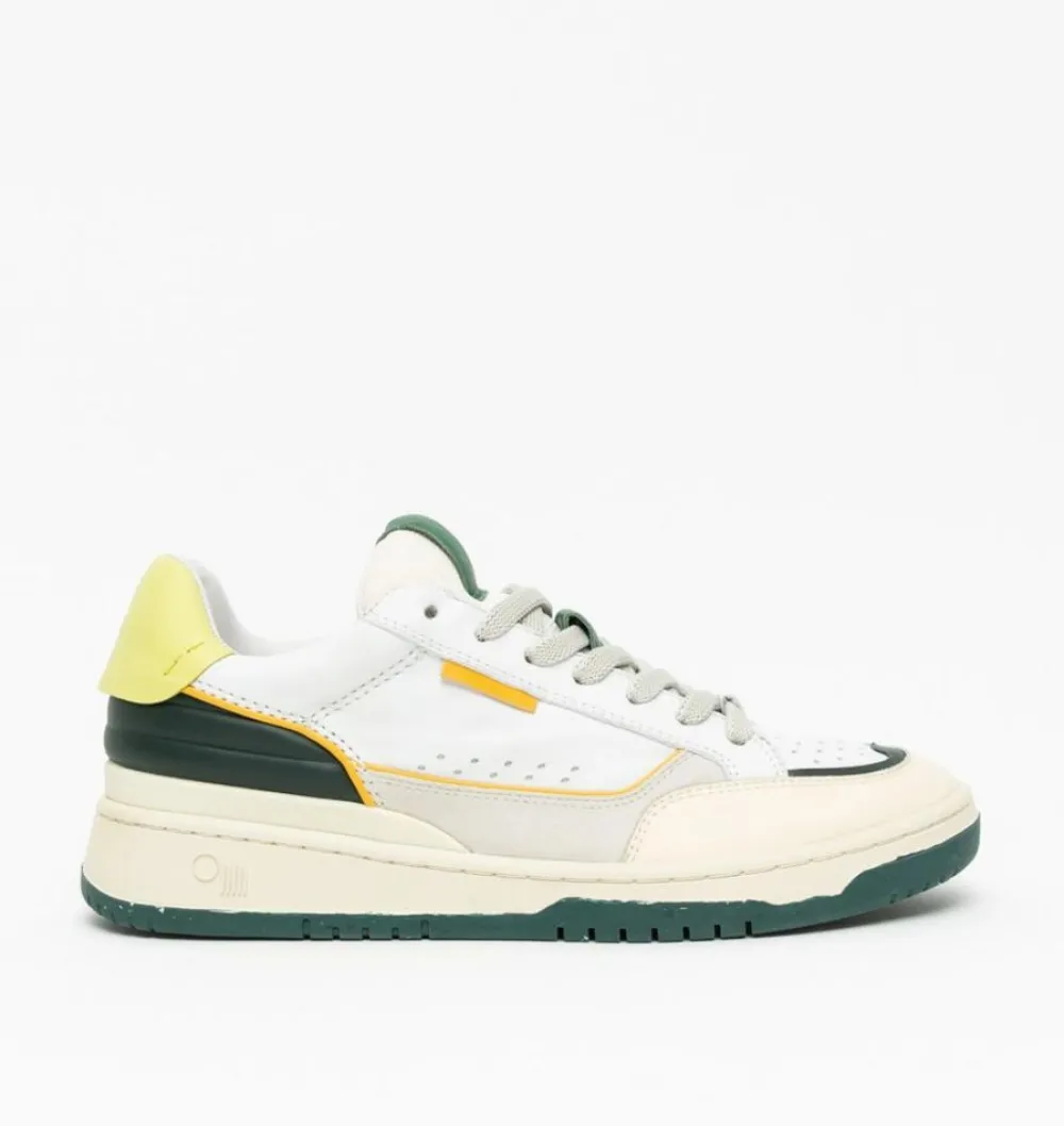 Clearance Paris Sneaker Ivory Green Sneaker