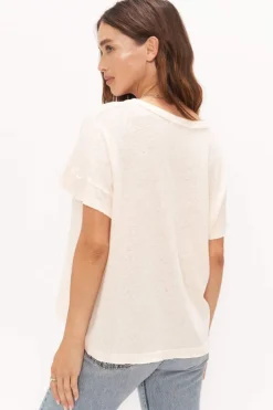 Flash Sale Bronwyn Pink Notch Tee T-Shirts