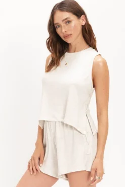 Outlet Rumors Lace Up Tank Tanks