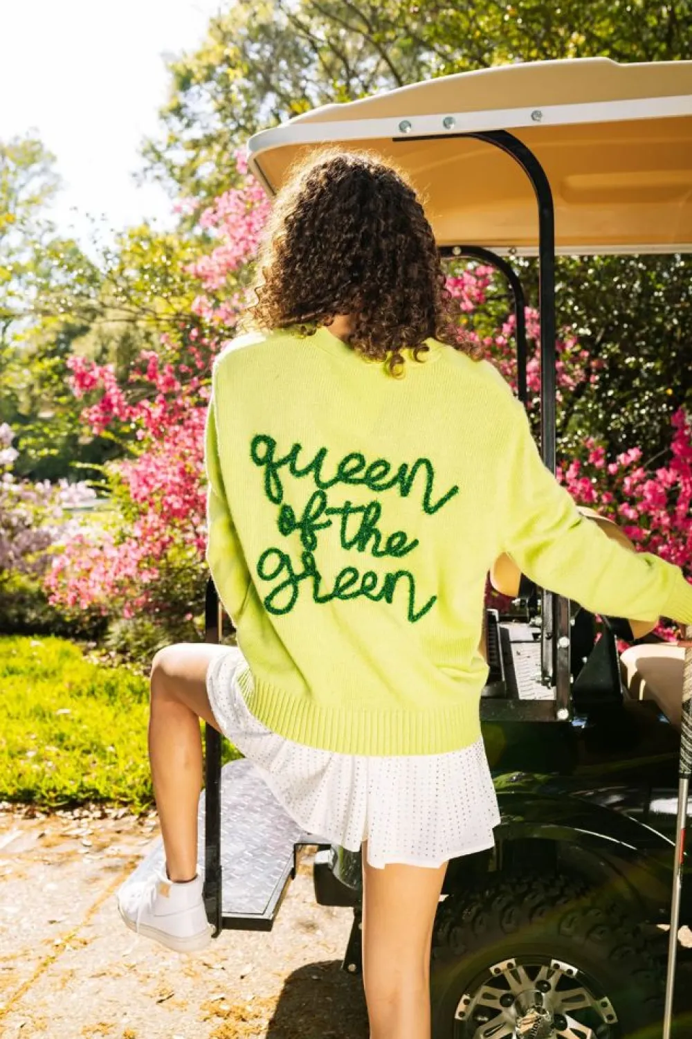 Online Queen Of The Green Golf Cardigan Sweaters