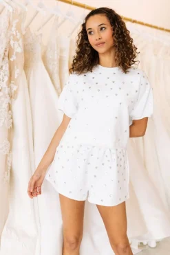 Store White Diamond Short Shorts
