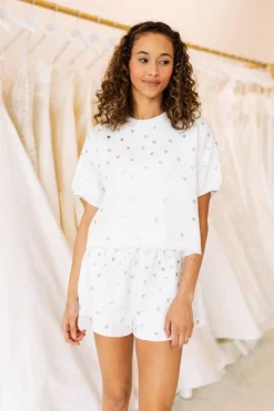 Store White Diamond Short Shorts