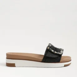 Best Sale Ariane Black Slide Sandal Sandal