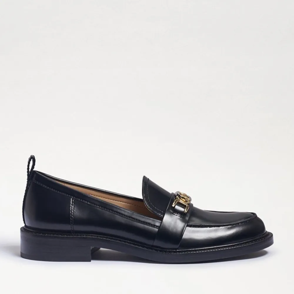Best Sale Christy Black Shiny Loafer Loafers/Oxfords