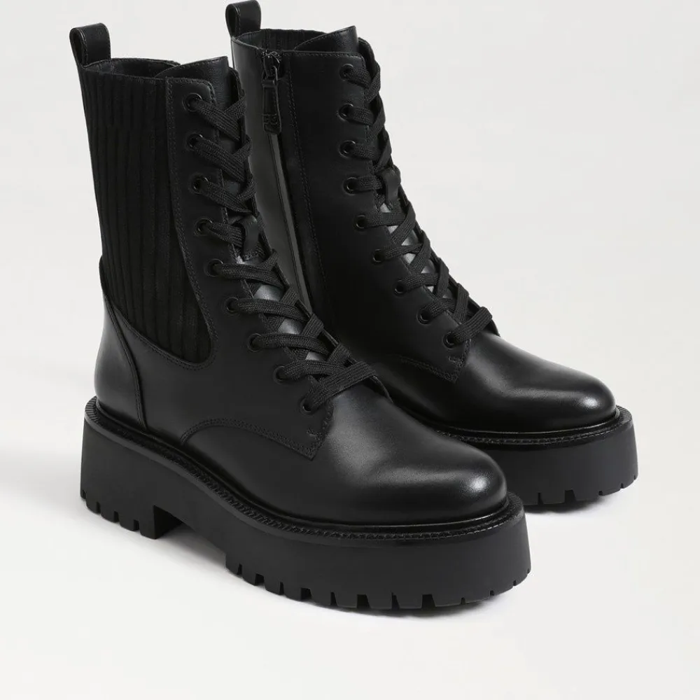 Cheap Evina Platform Combat Boot Boot