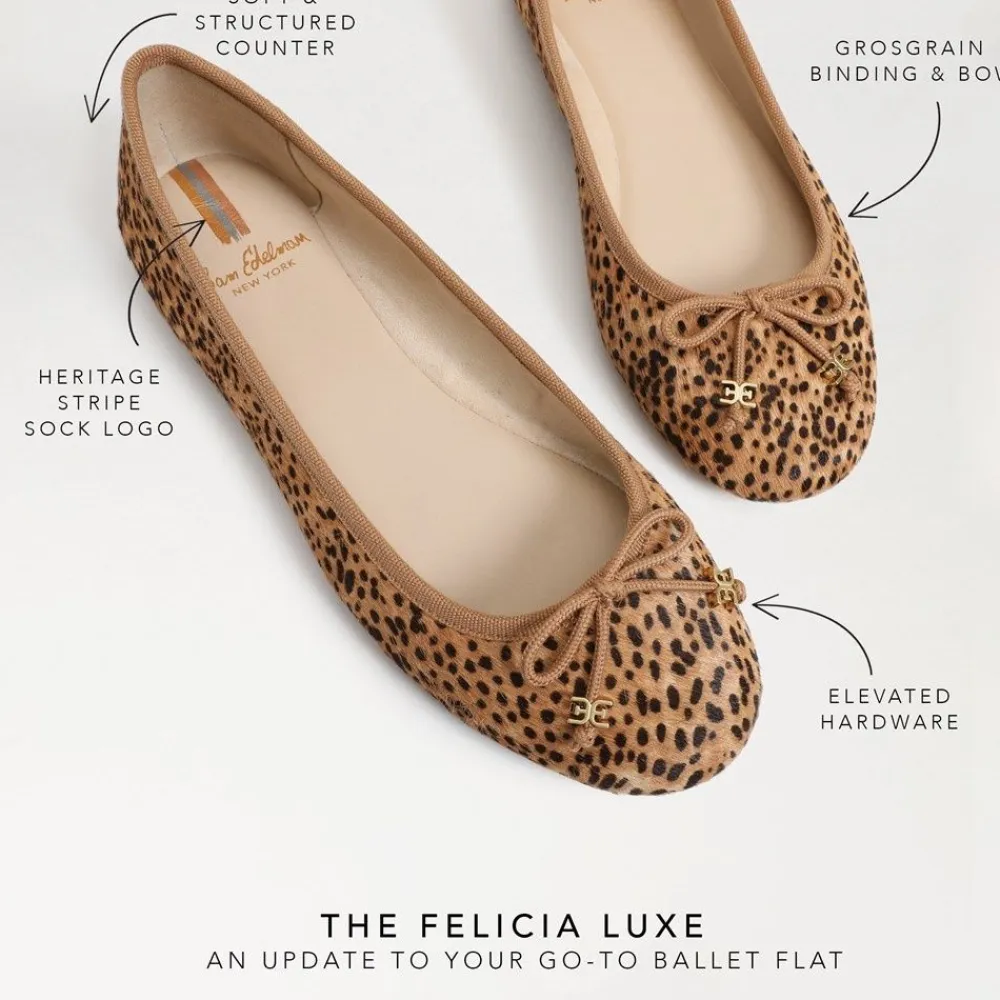Cheap Felicia Luxe Cheetah Flat