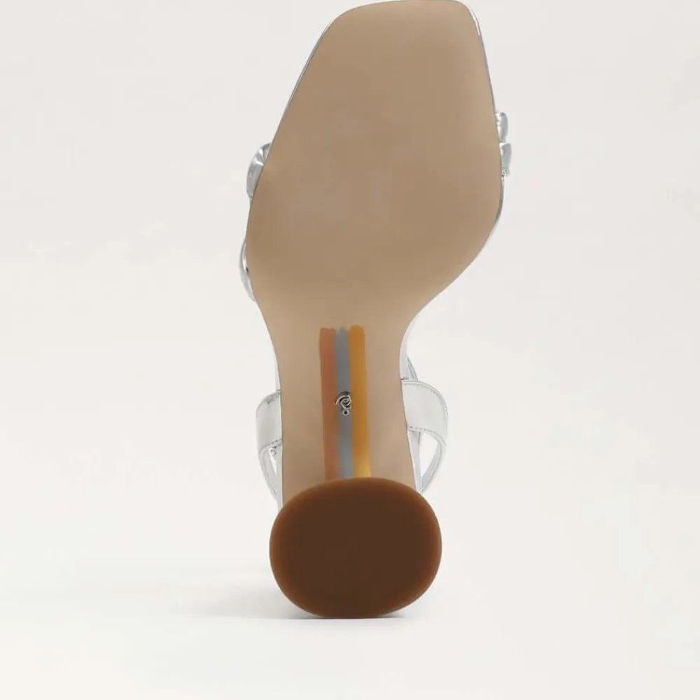Store Kia Silver Iridescent Heel