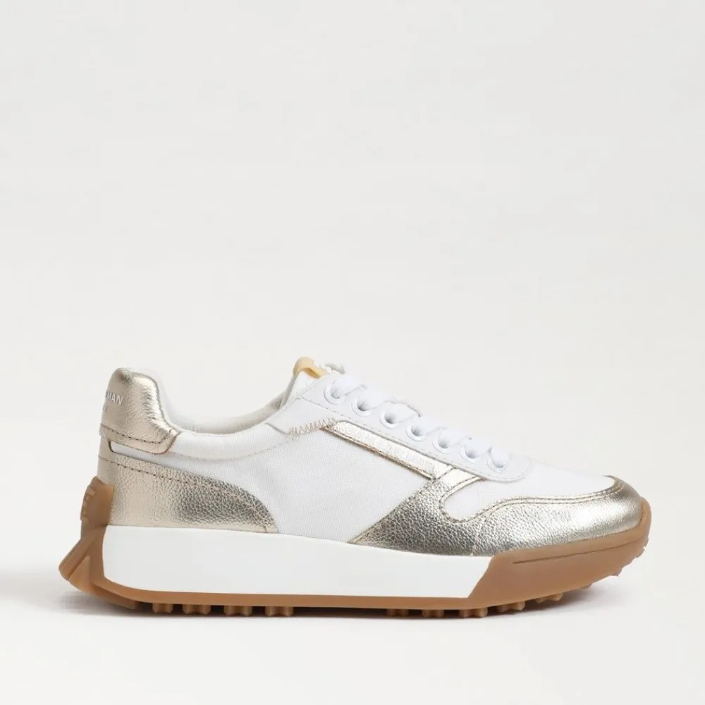 Store Layla Sneaker White/Gold Sneaker