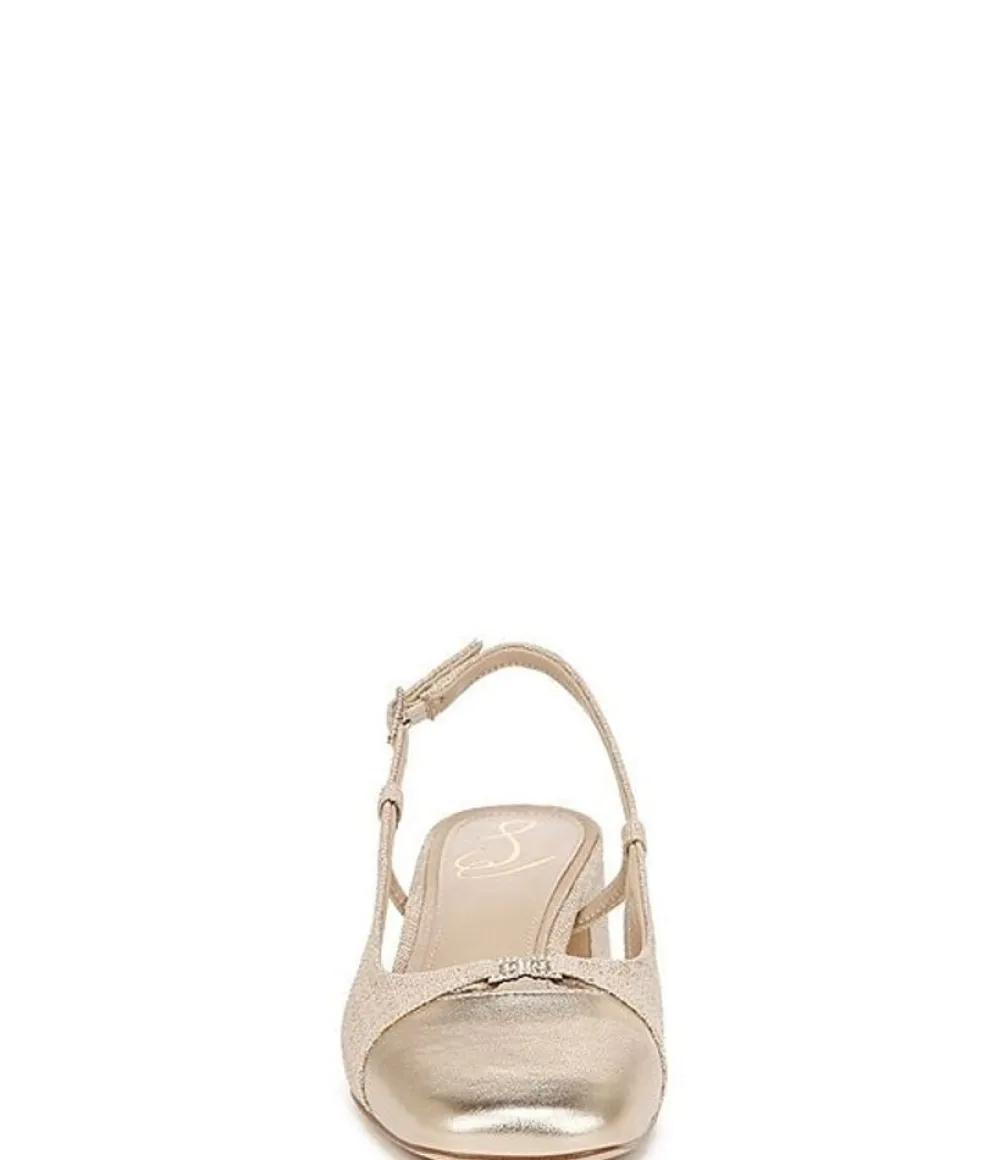 Hot Tarra 2 Gold Slingback Heel