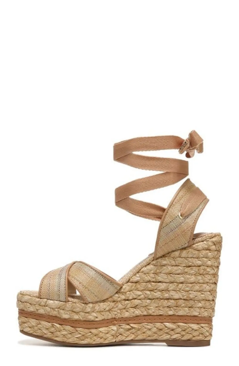 Cheap Vaughn Ankle Wrap Espadrille Platform Wedge Sandal Wedge