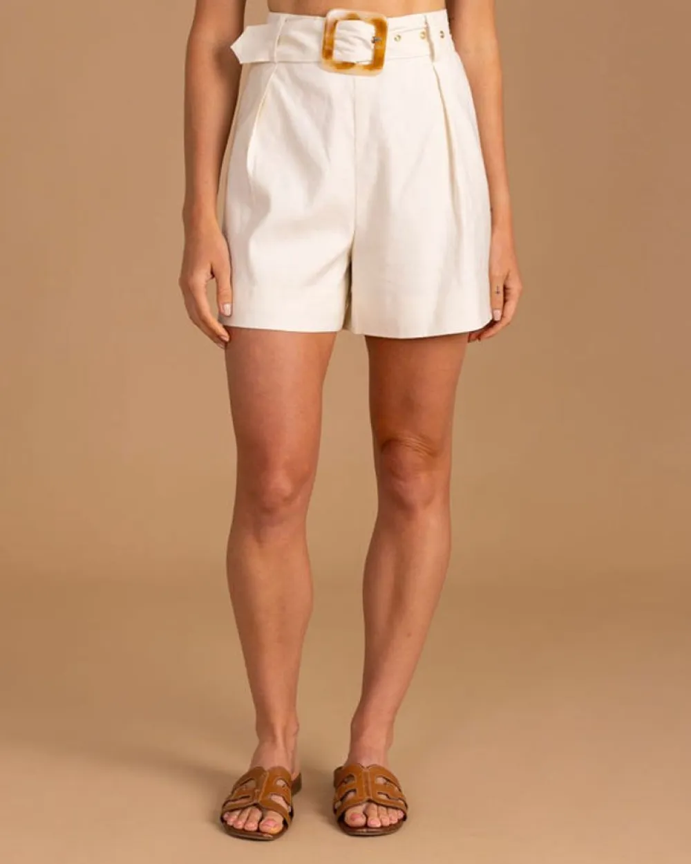 Discount S'Edge Apparel Maya Short In Bone Shorts
