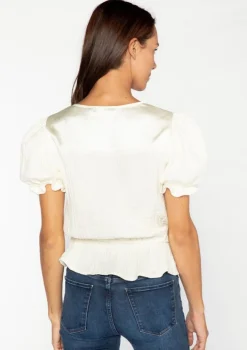 Fashion S'Edge Apparel Mila Top In Frosting Blouses
