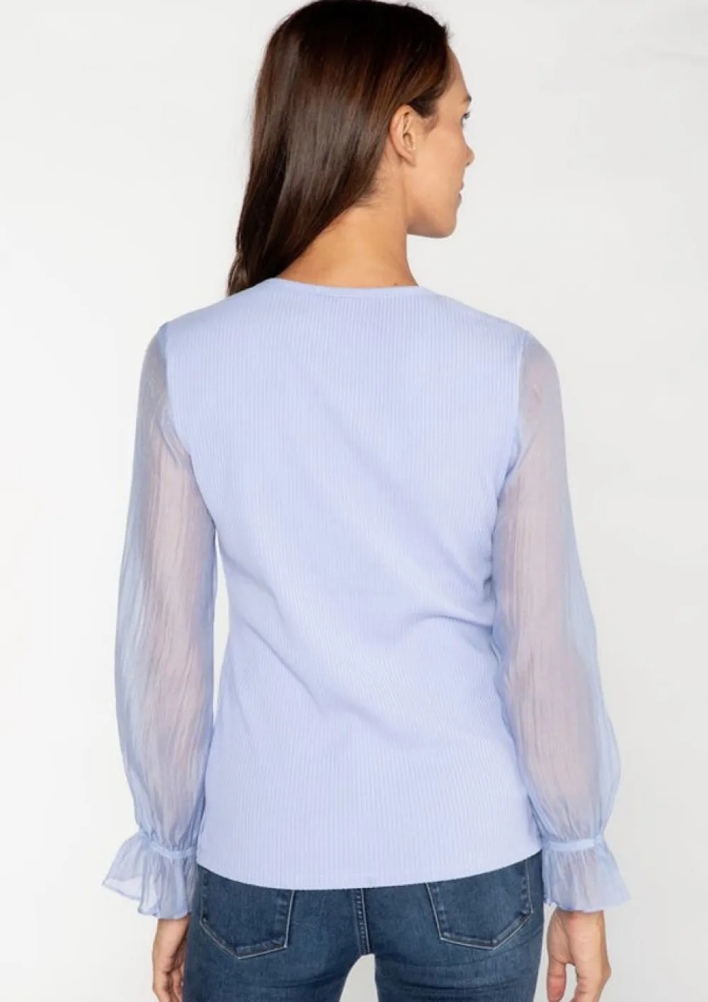 Best Sale S'Edge Apparel Murphy Top Party Peri Blouses
