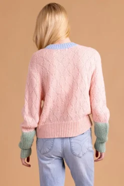 Sale S'Edge Apparel Piper Sweater Colorblock Sweaters