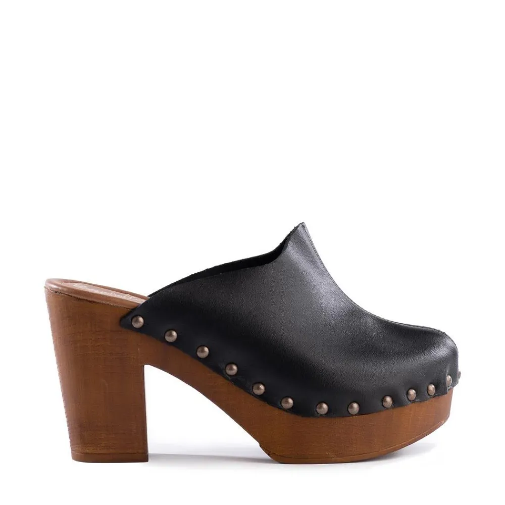 Sale Go All Out Black Clog Clog