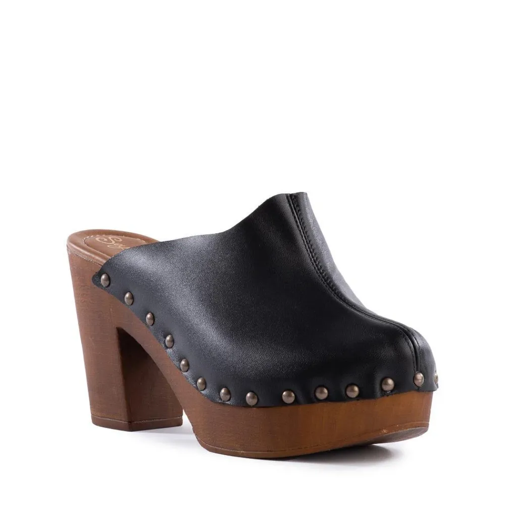 Sale Go All Out Black Clog Clog