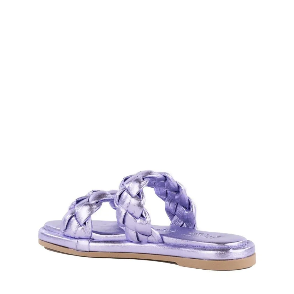 Hot Golden Coast Metallic Lavender Sandal Sandal
