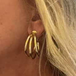 Clearance Claire Triple Hoops Jewelry