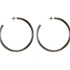 New Everybody'S Favorite Hoop Gun Metal Jewelry