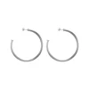 Cheap Petite Everybody'S Favorite Hoops Gun Metal Jewelry