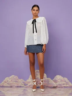 Best Sale Ballet Tweed Mini Skirt Skirts