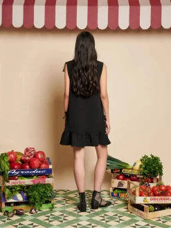 Fashion Butter Bow Mini Dress Mini