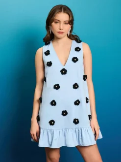 Online Capri Crochet Mini Dress Mini