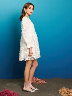 Sale Periwinkle Organza Mini Dress Mini
