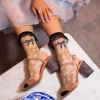 Best Sale Repeat Floral Ruffle Sheer Crew Sock Socks And Tights