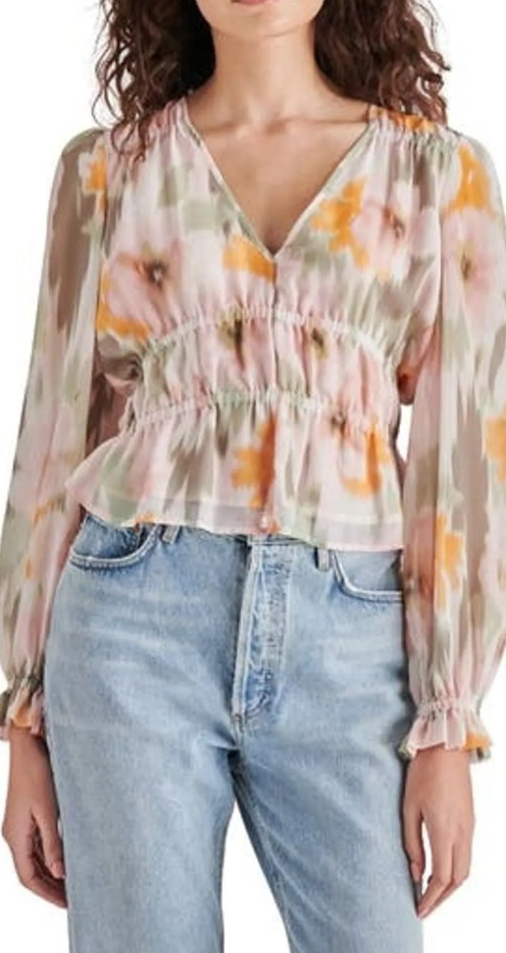 Best Sale Ardenne Floral Top Blouses