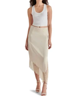 Shop Carrie-Anne Skirt In Oatmeal Skirts