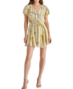 Best Kirsty Floral Chiffon Minidress Mini