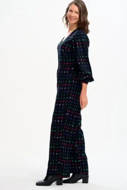 Hot Angie Jumpsuit - Black, Moon Phases Jumpsuit