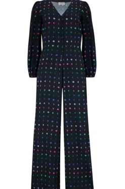 Hot Angie Jumpsuit - Black, Moon Phases Jumpsuit