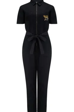 Outlet Billy Boilersuit Leopard Pocket Jumpsuit