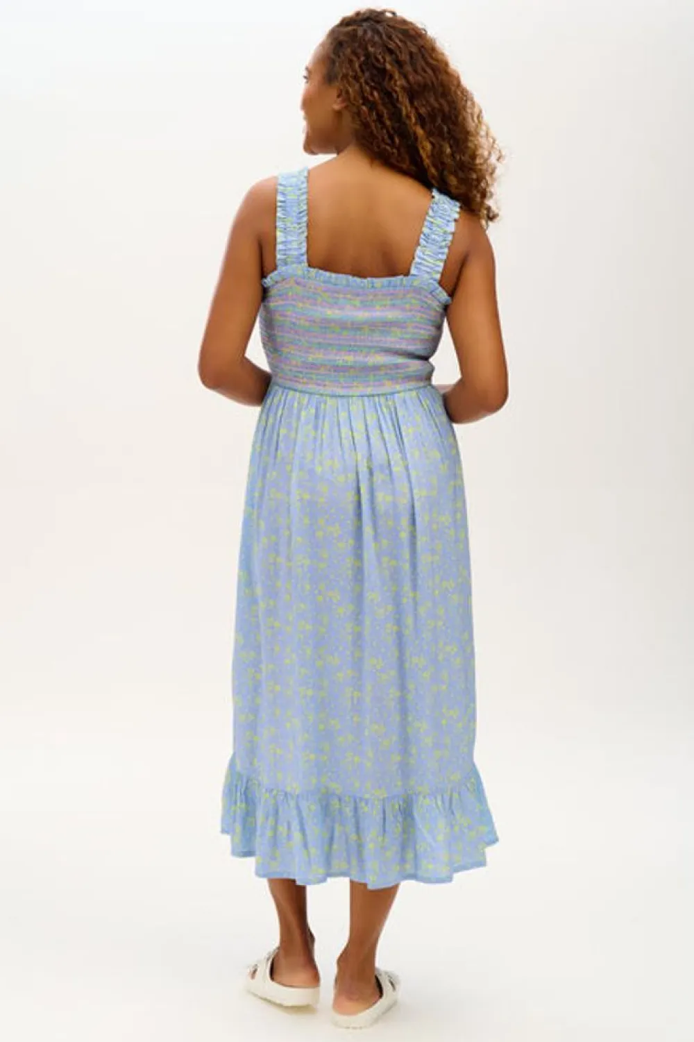 Best Ember Shirred Sundress Star Meadow Midi