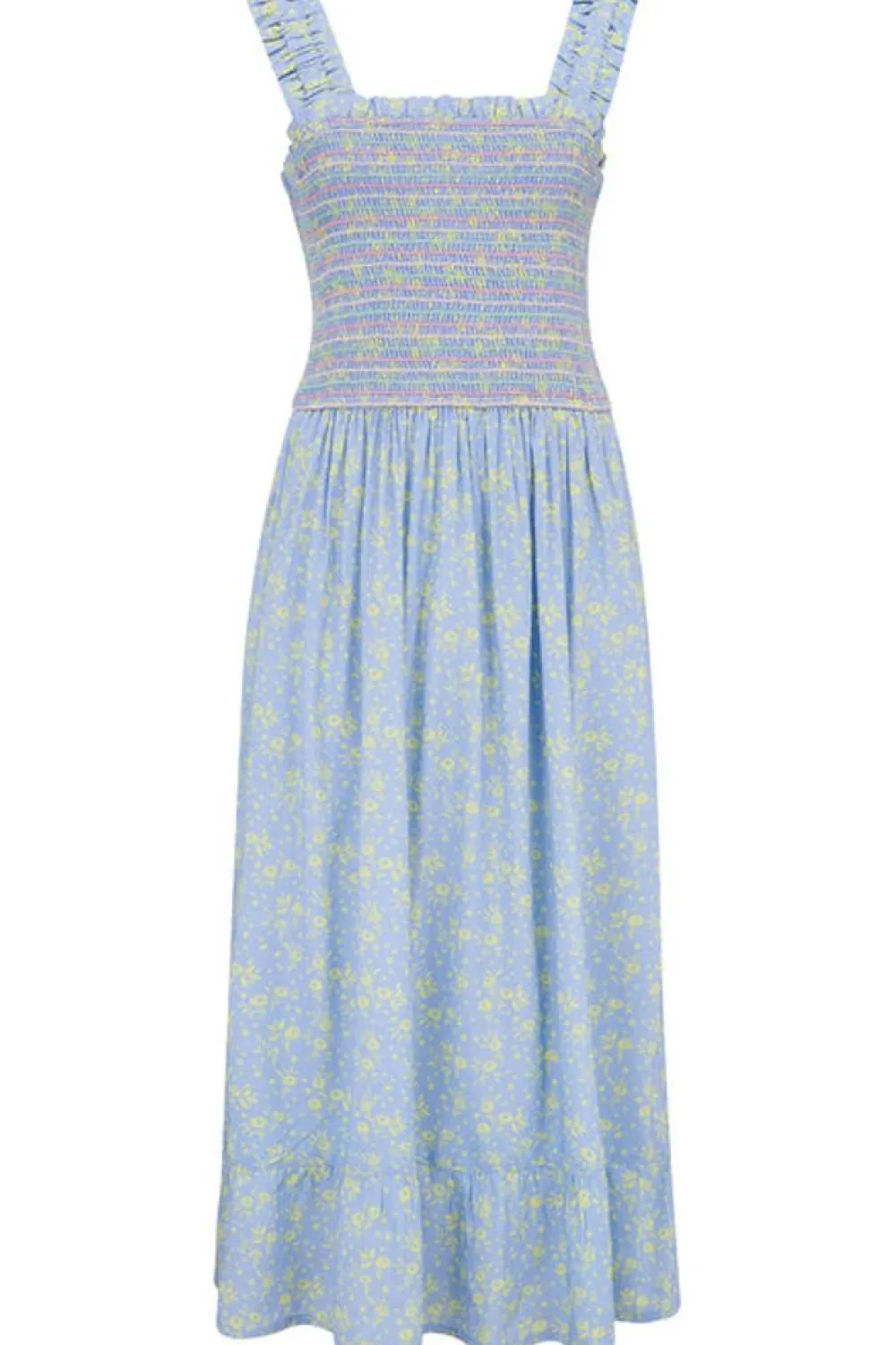 Best Ember Shirred Sundress Star Meadow Midi