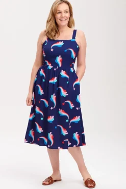 Hot Francine Sundress In Star Flourish Midi