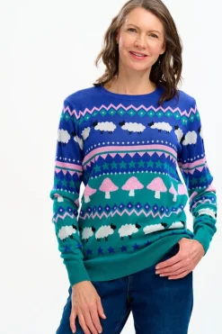 Cheap Rosie Jumper - Multi, Rural Fairisle Sweaters