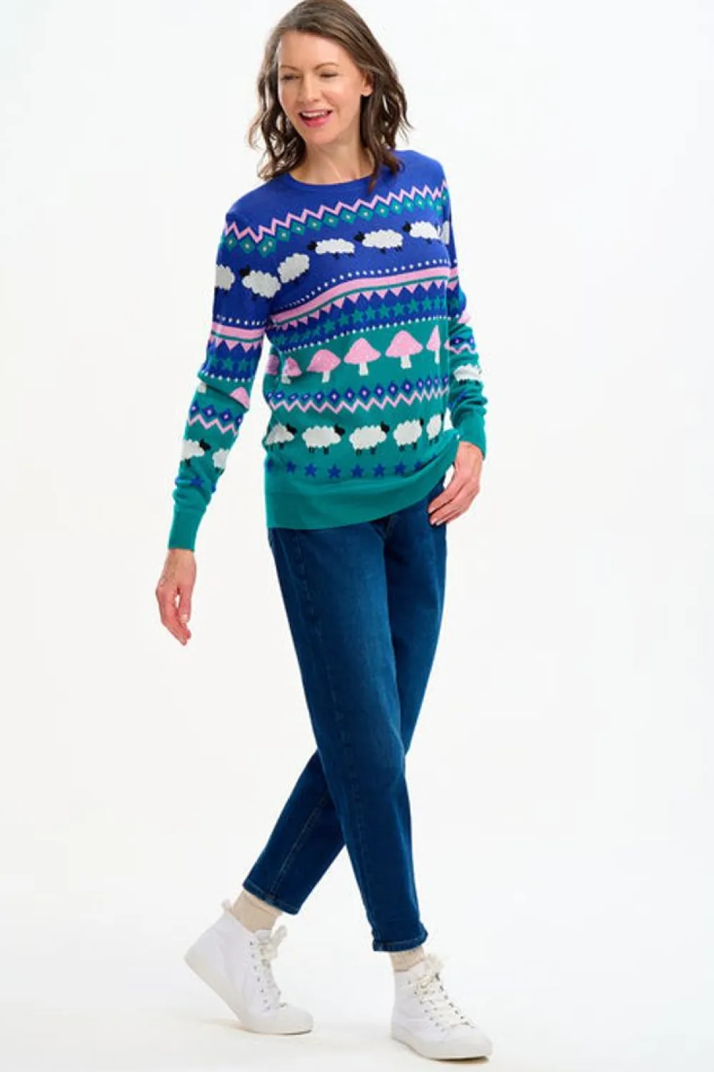 Cheap Rosie Jumper - Multi, Rural Fairisle Sweaters